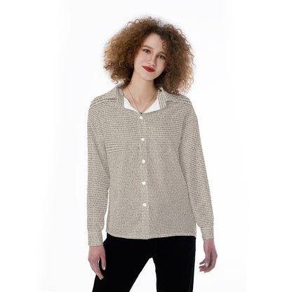 Women's Satin Long Sleeve Shirt