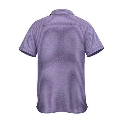 Men's Cotton Short Sleeve Button-Up Shirt