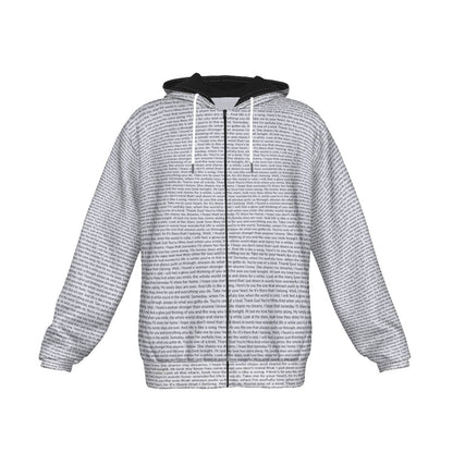 Unisex Heavy Fleece Zip Up Hoodie