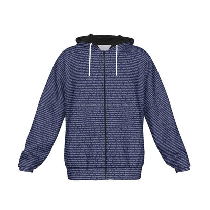 Unisex Heavy Fleece Zip Up Hoodie
