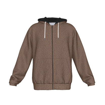 Unisex Heavy Fleece Zip Up Hoodie