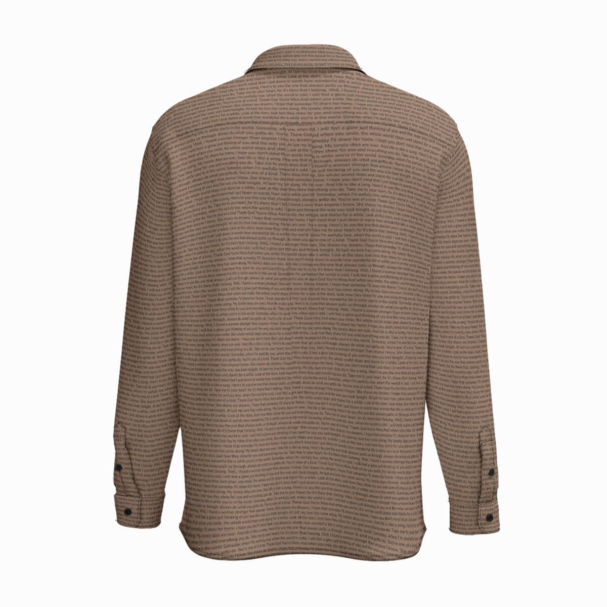 Men's Cotton Long Sleeve Pocket Button-Up Shirt