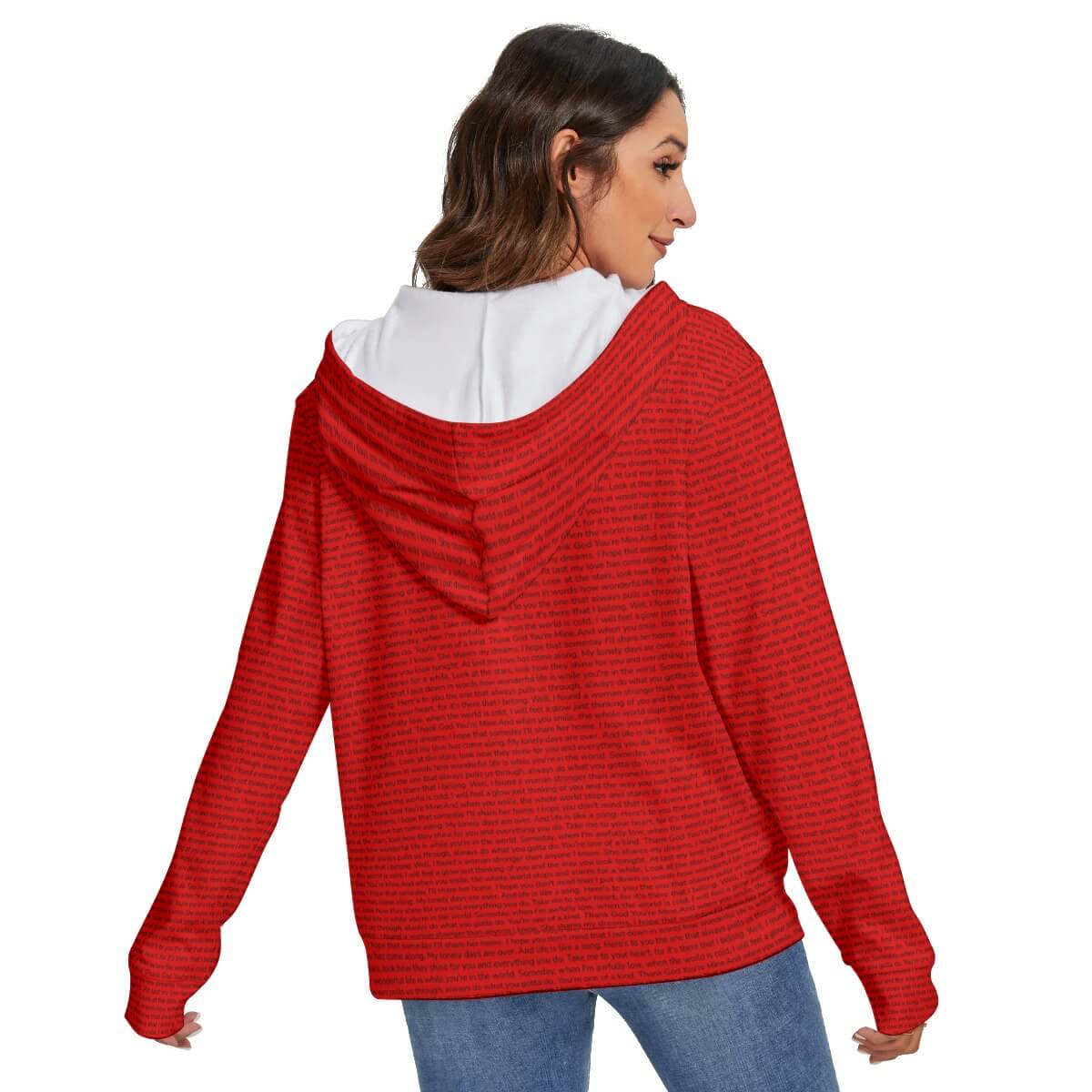 Women's Heavy Fleece Zip-on-the-Side Hoodie
