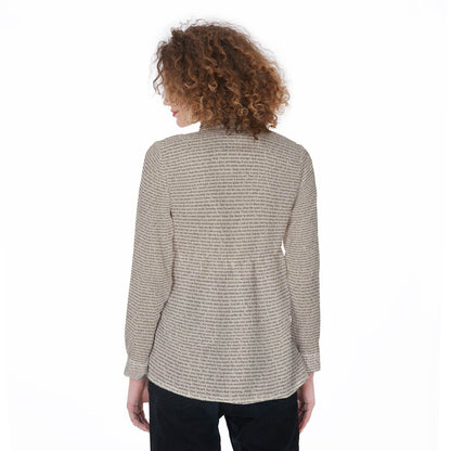 Women's Elastic-Back Shirt