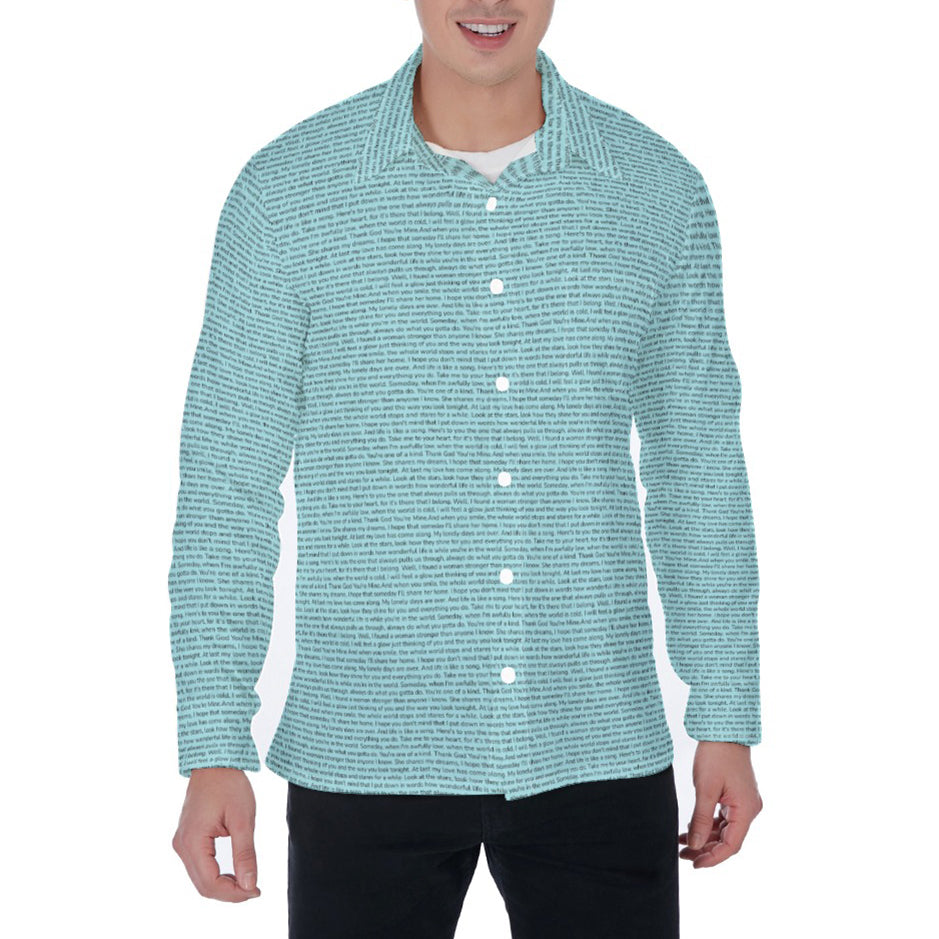 Men's Long Sleeve Button-Up Shirt