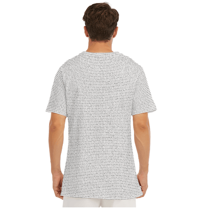 Gepersonaliseerd Premium Songteksten Wit T-shirt