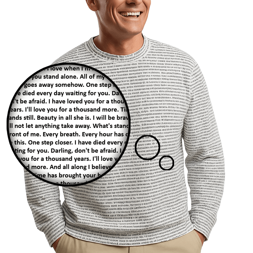 Unisex Cotton O-neck Sweatshirt