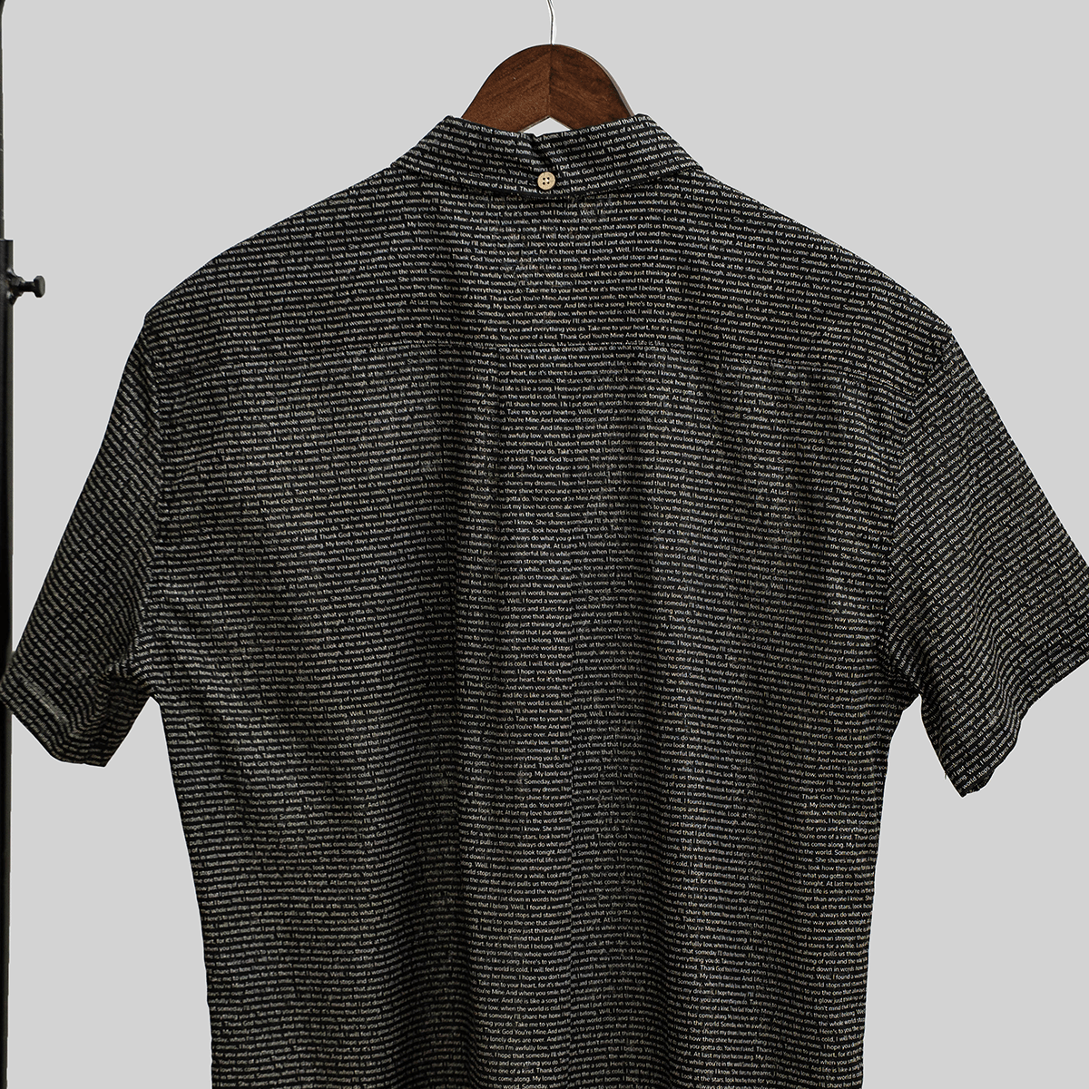 Men's Linen Textured Cotton Short Sleeve Shirt