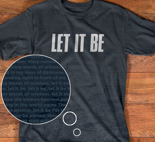 Personalized Premium Lyrics Black Shirt