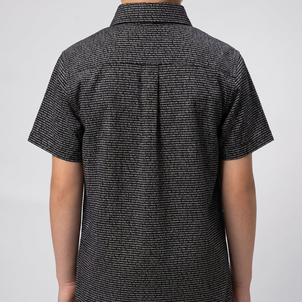 Kids' Short Sleeve Cotton Shirt