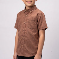 Kids' Short Sleeve Cotton Shirt