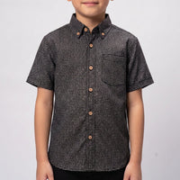 Kids' Short Sleeve Cotton Shirt