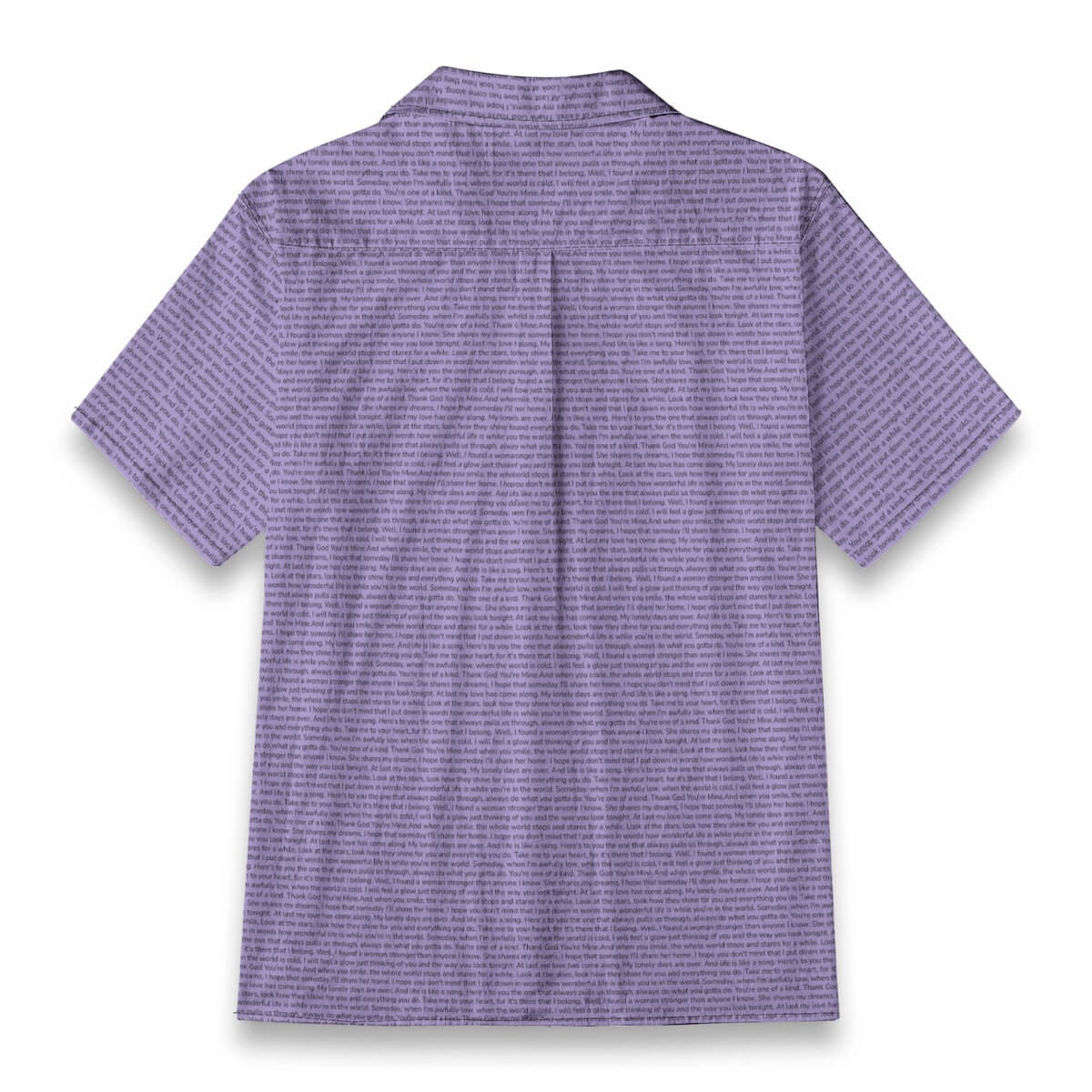 Men's Linen-Look Textured Cotton Hawaiian Shirt