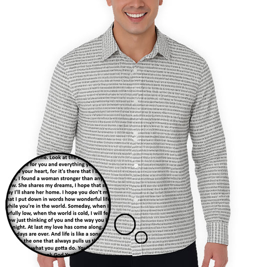 Men's Long Sleeve Button-Up Shirt