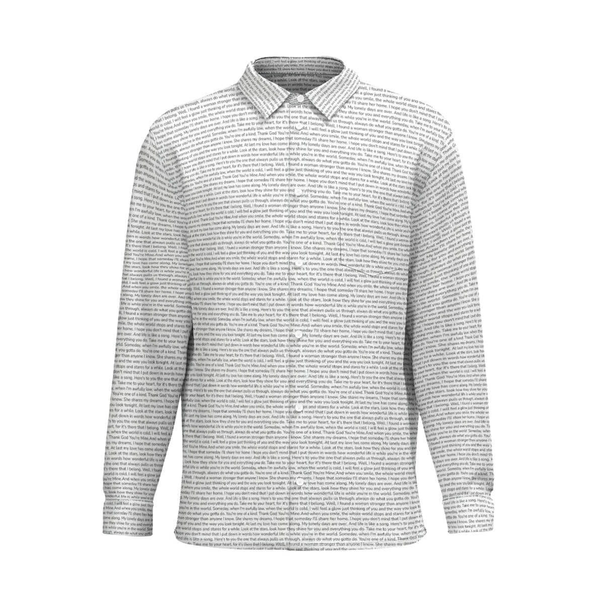Men's Cotton Long Sleeve Pocket Button - Up Shirt - TuneInk