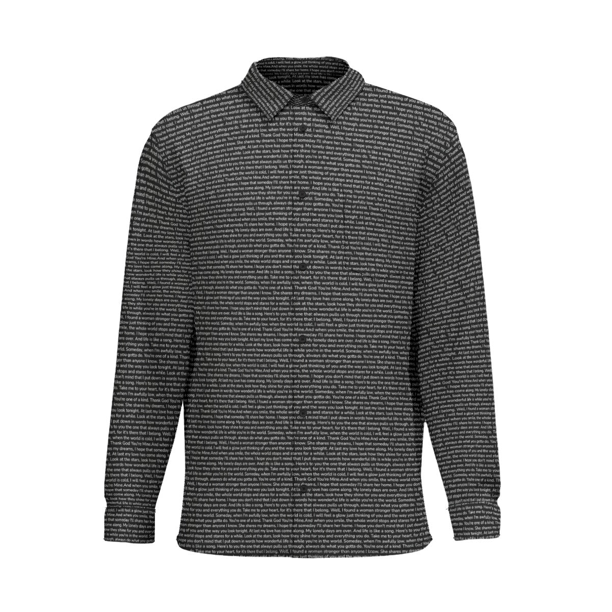 Men's Cotton Long Sleeve Pocket Button - Up Shirt - TuneInk