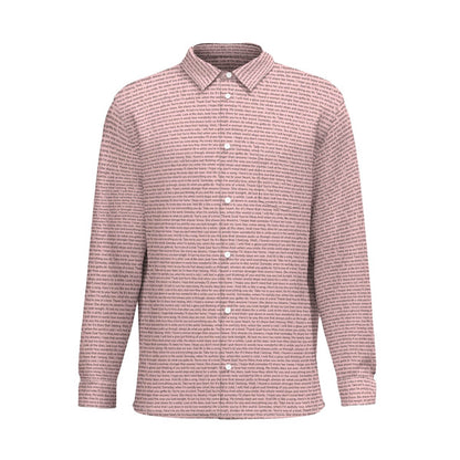 Men's Cotton Long Sleeve Pocket Button - Up Shirt - TuneInk