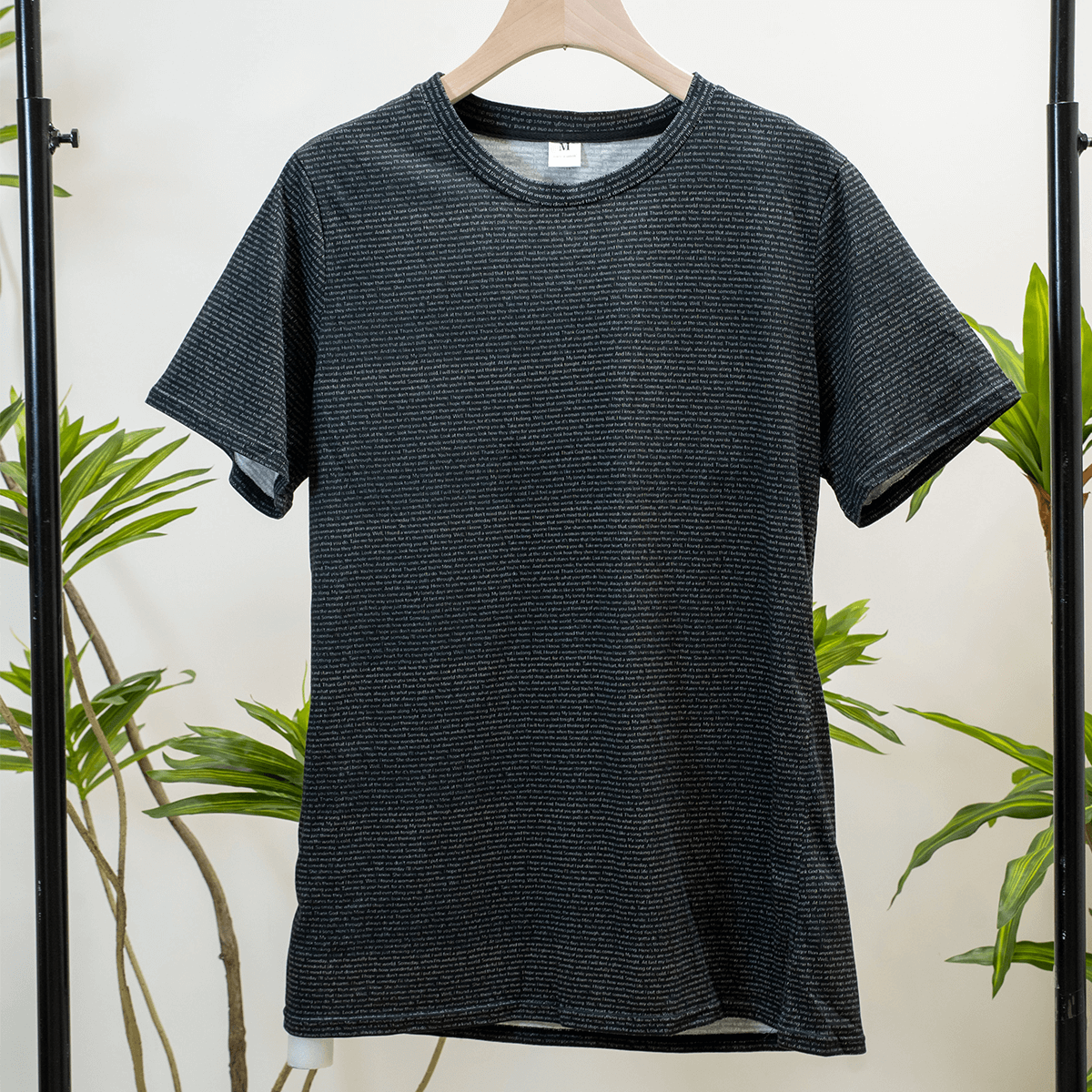 Herren T-Shirt mit O-Ausschnitt aus Baumwolle - TuneInk