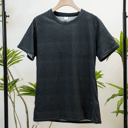 Herren T-Shirt mit O-Ausschnitt aus Baumwolle - TuneInk