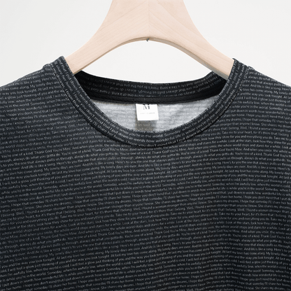 Herren T-Shirt mit O-Ausschnitt aus Baumwolle - TuneInk