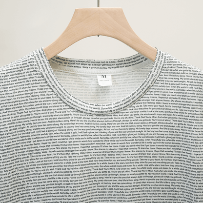 Herren T-Shirt mit O-Ausschnitt aus Baumwolle - TuneInk