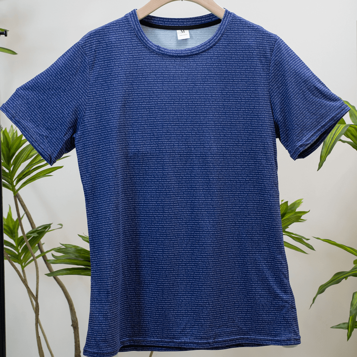 Herren T-Shirt mit O-Ausschnitt aus Baumwolle - TuneInk