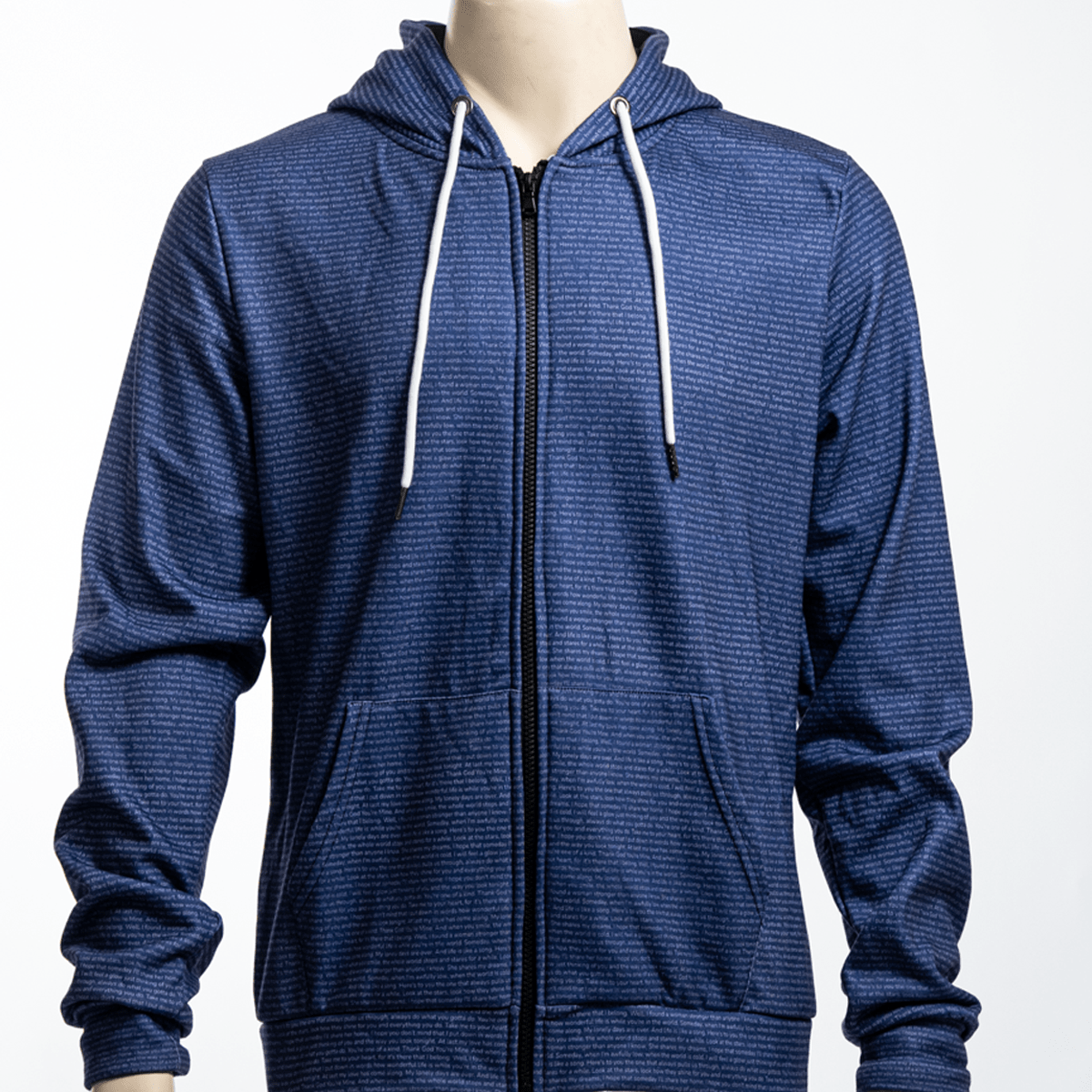 Men's Heavy Fleece Zip Up Hoodie - TuneInk