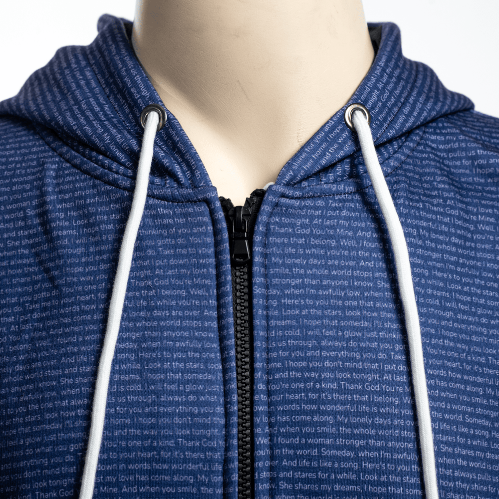 Men's Heavy Fleece Zip Up Hoodie