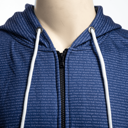 Men's Heavy Fleece Zip Up Hoodie - TuneInk