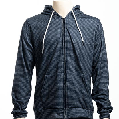 Men's Heavy Fleece Zip Up Hoodie - TuneInk