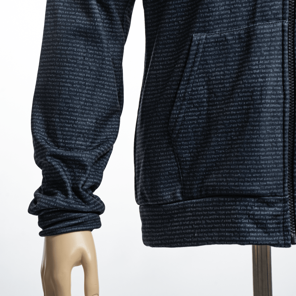 Men's Heavy Fleece Zip Up Hoodie - TuneInk