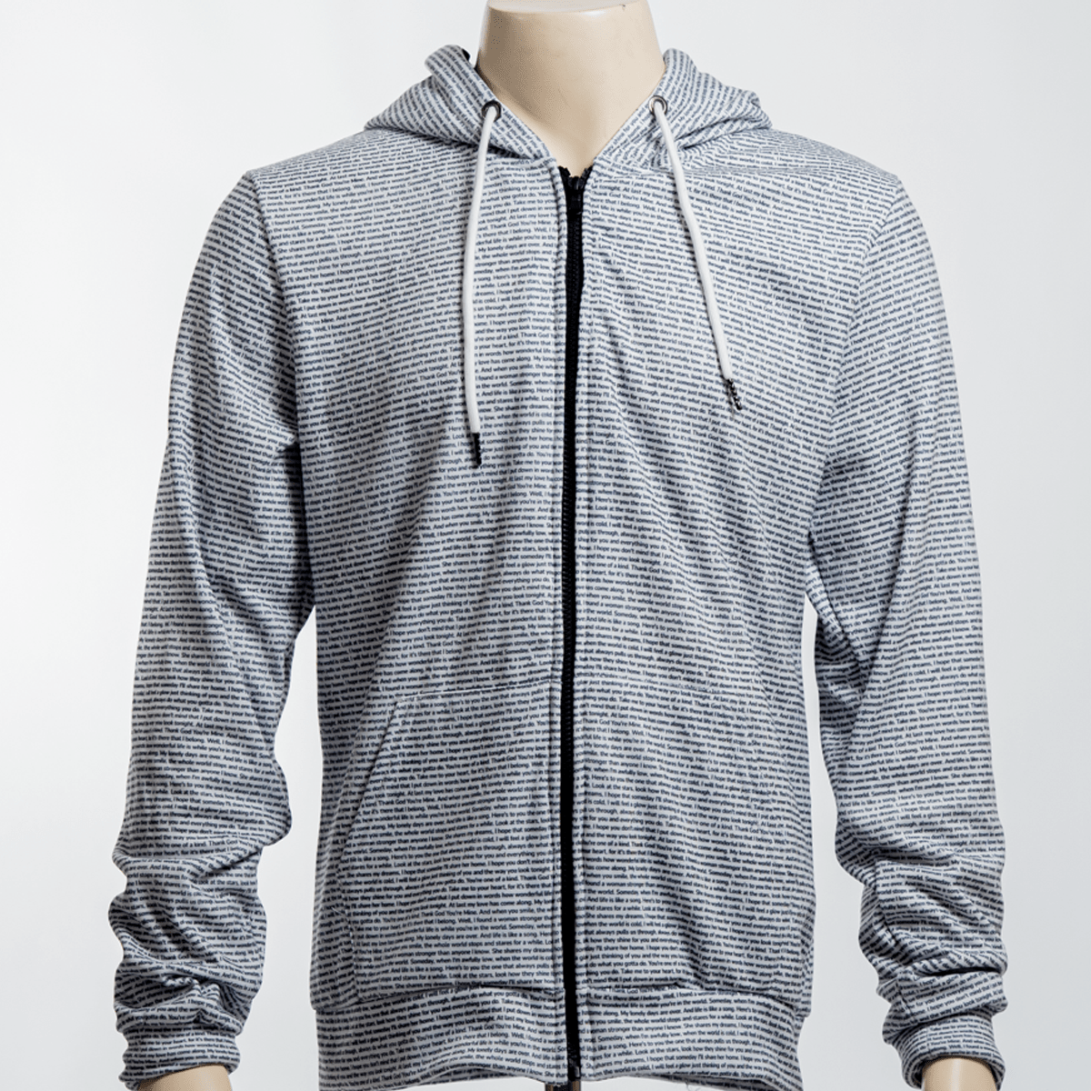 Men's Heavy Fleece Zip Up Hoodie - TuneInk
