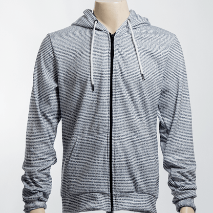 Men's Heavy Fleece Zip Up Hoodie - TuneInk