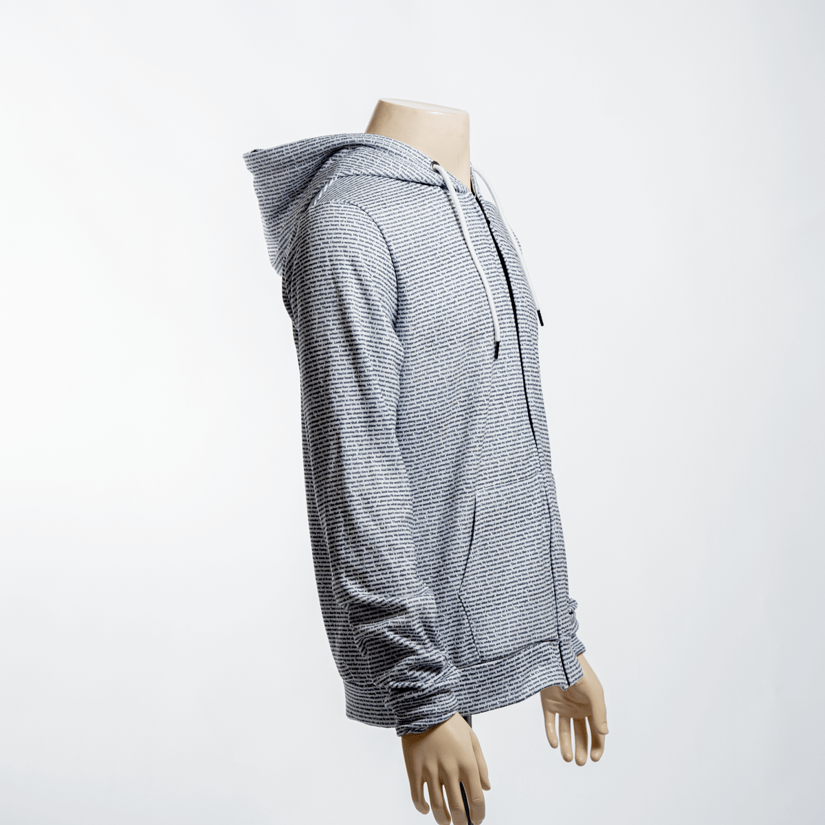 Men's Heavy Fleece Zip Up Hoodie - TuneInk