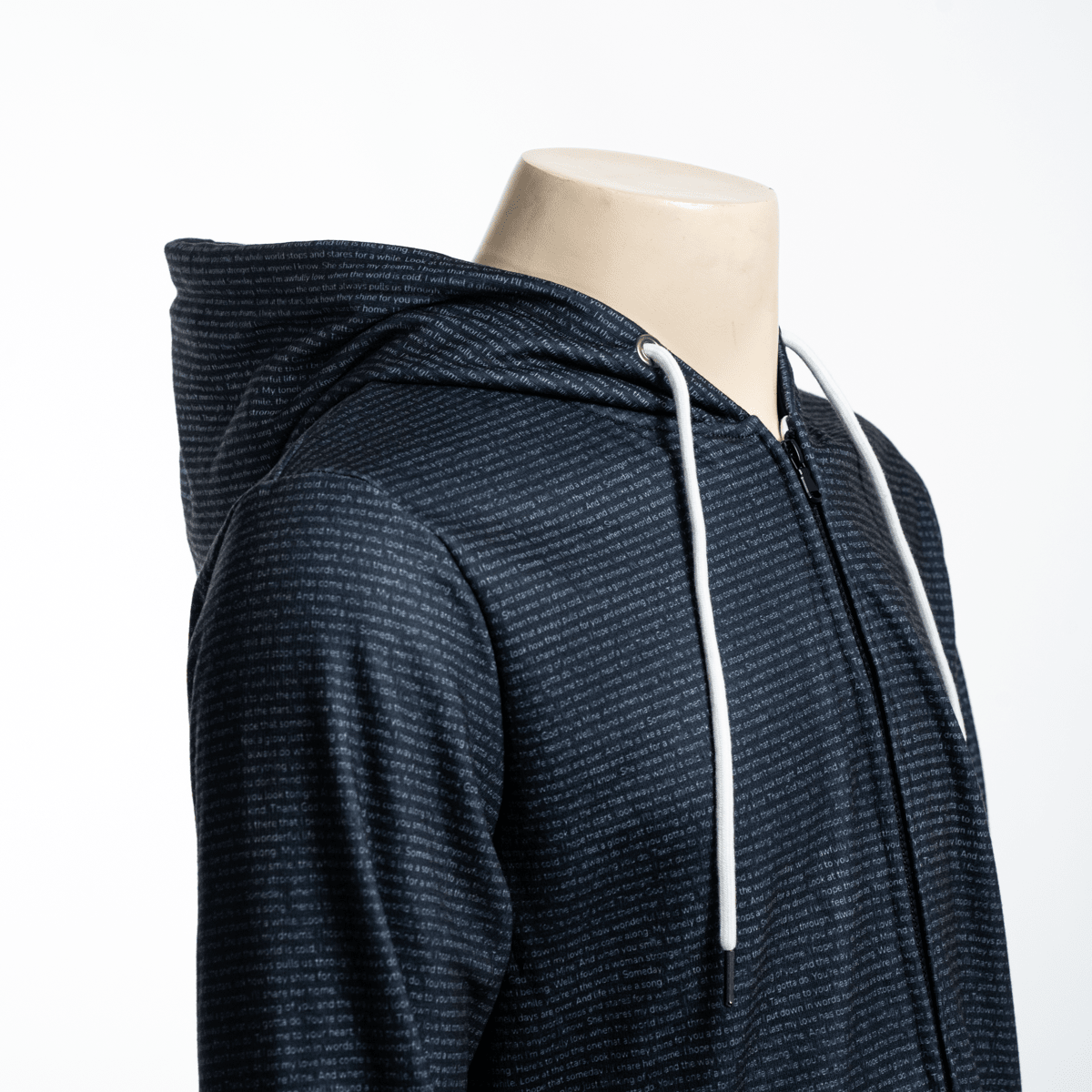 Men's Heavy Fleece Zip Up Hoodie - TuneInk