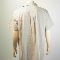 Men's Linen Textured Cotton Hawaiian Shirt