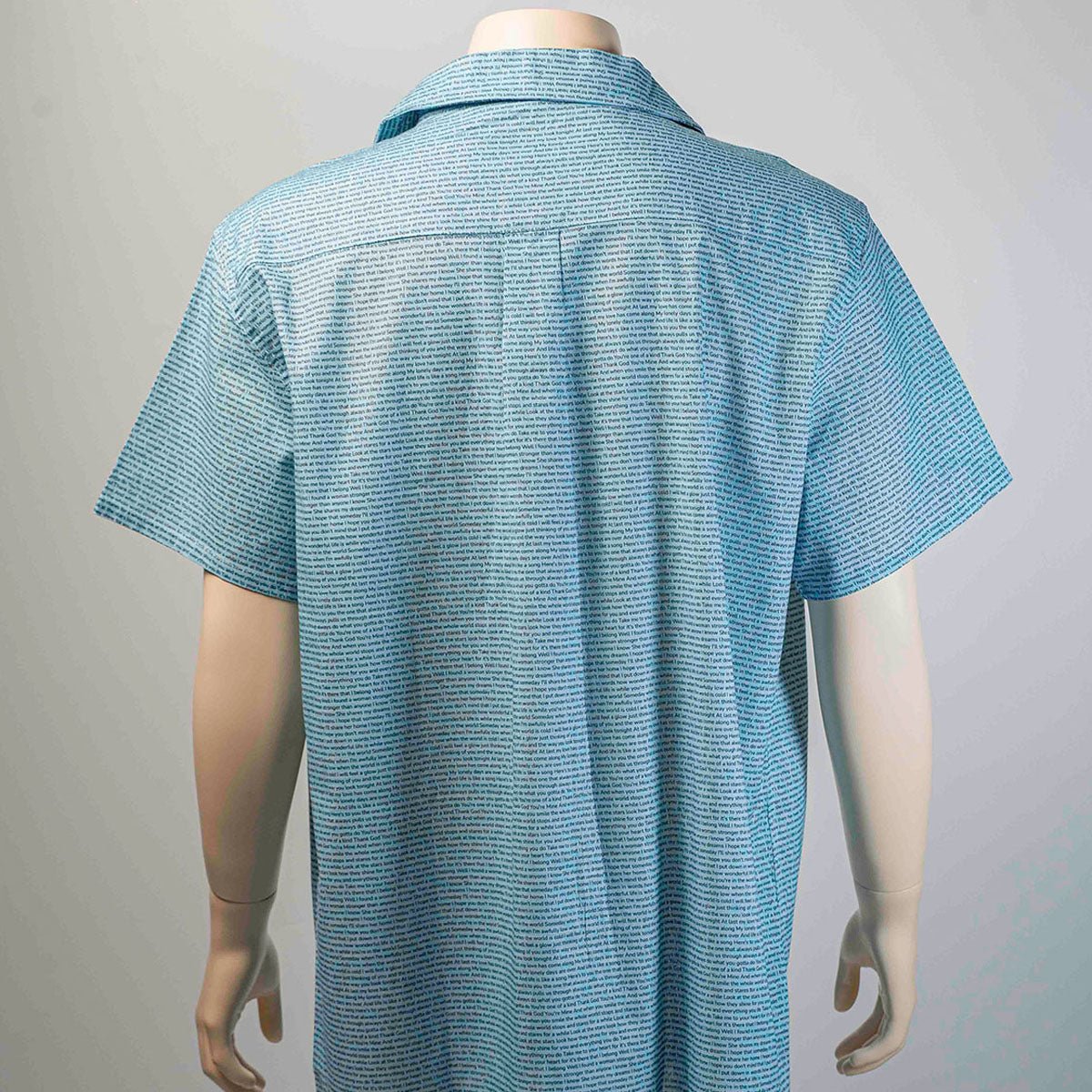 Men's Linen Textured Cotton Hawaiian Shirt - TuneInk