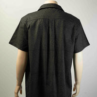 Men's Linen Textured Cotton Hawaiian Shirt