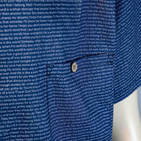 Men's Linen Textured Cotton Hawaiian Shirt