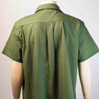 Men's Linen Textured Cotton Hawaiian Shirt