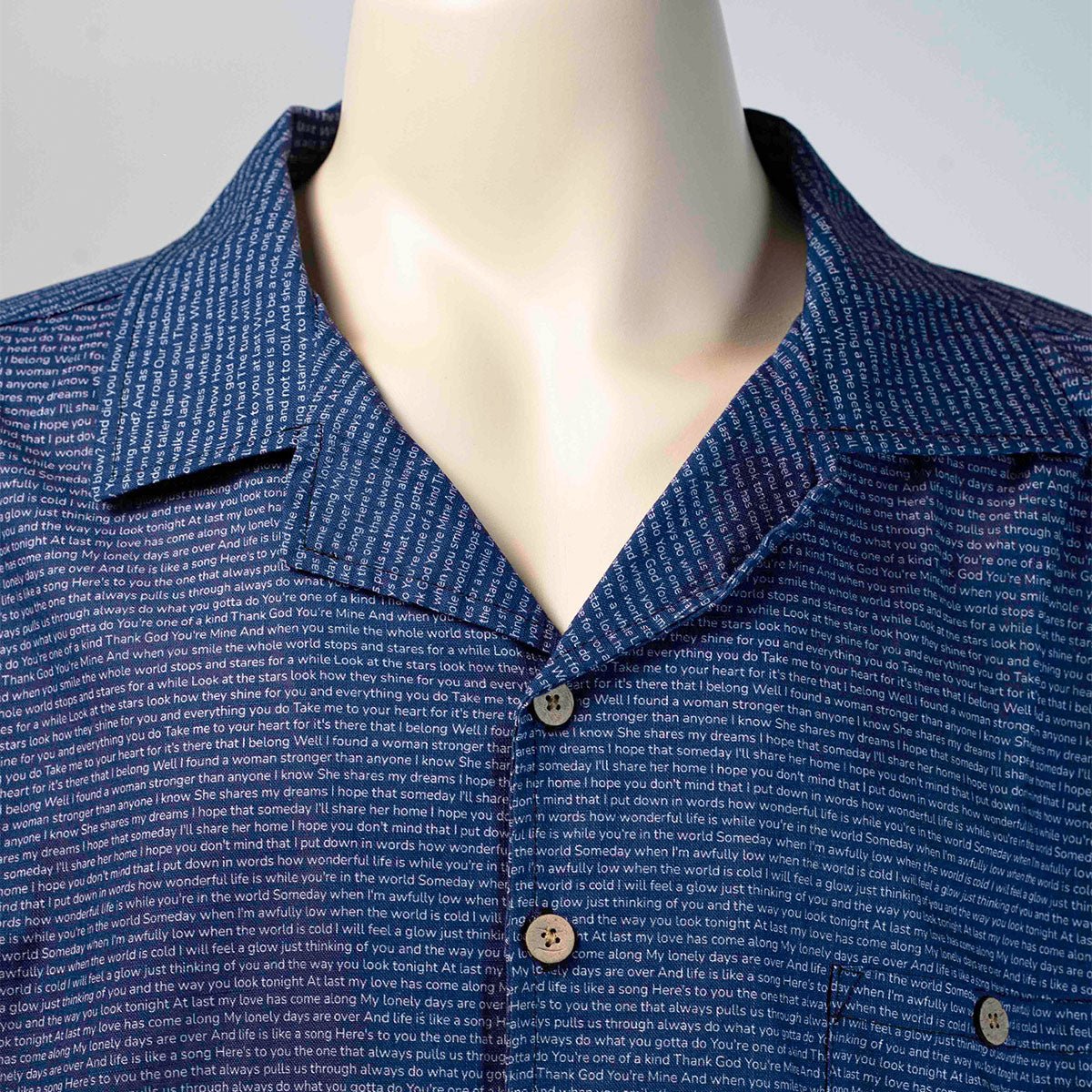 Men's Linen Textured Cotton Hawaiian Shirt - TuneInk