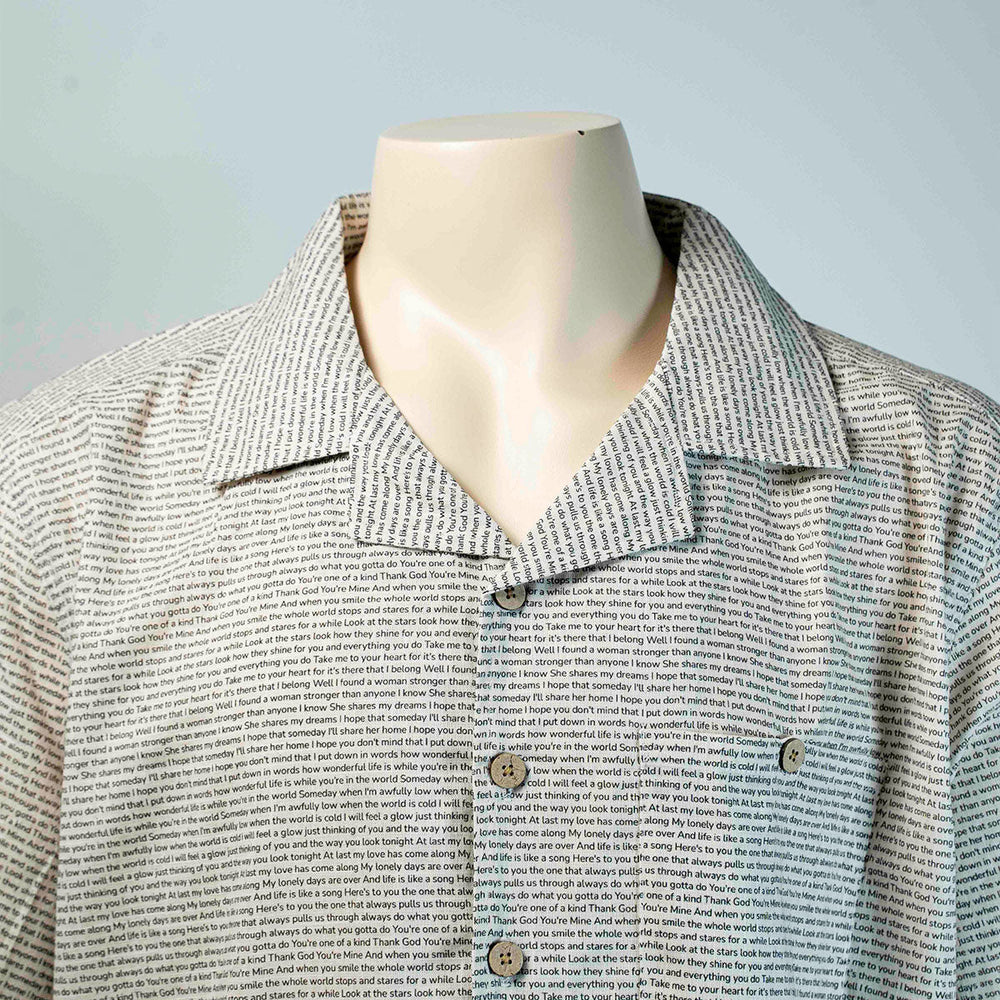 Men's Linen Textured Cotton Hawaiian Shirt