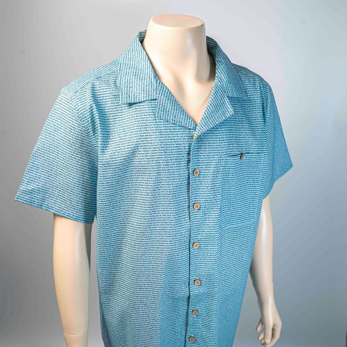 Men's Linen Textured Cotton Hawaiian Shirt - TuneInk