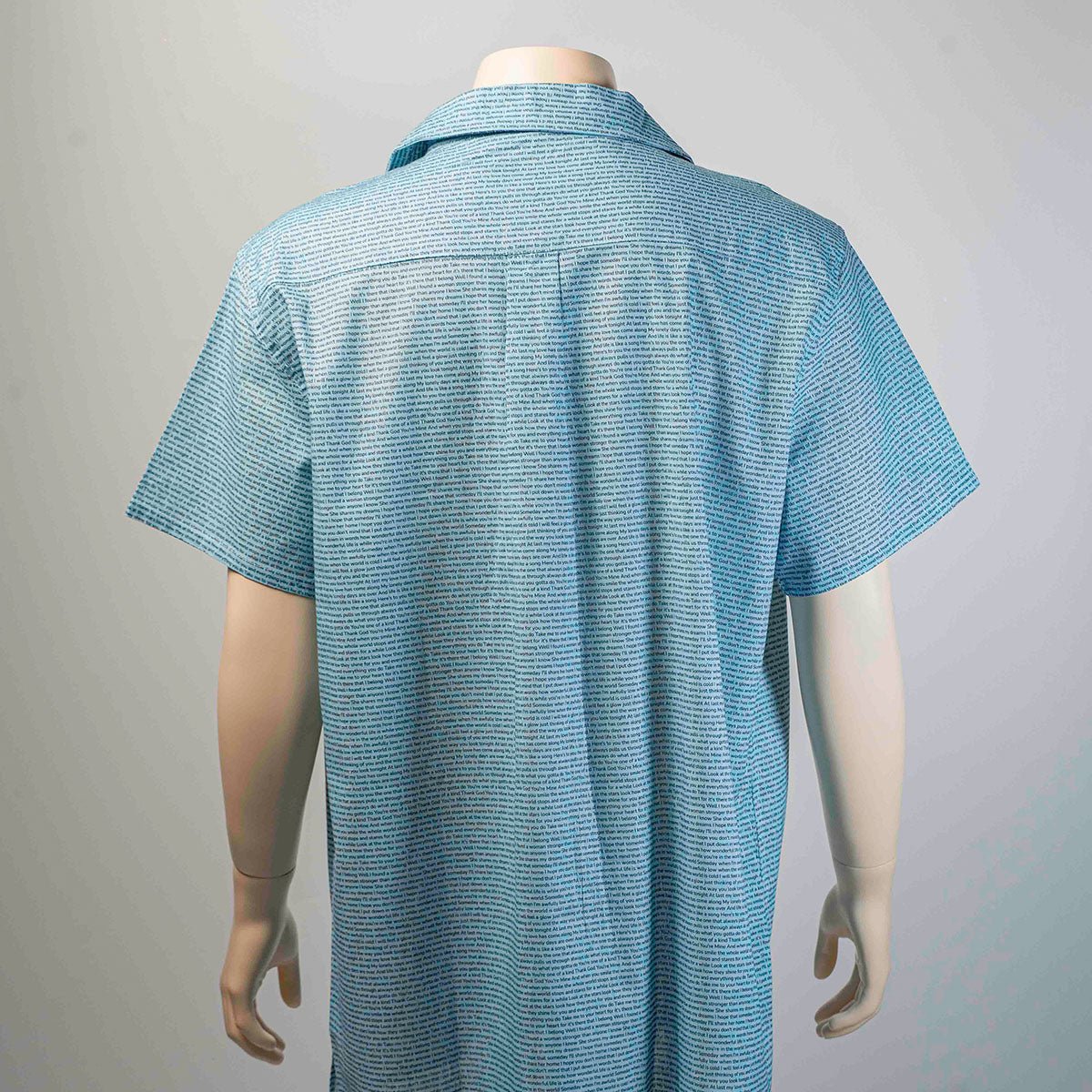 Men's Linen Textured Cotton Hawaiian Shirt - TuneInk