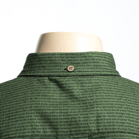 Men's Linen Textured Cotton Long Sleeve Pocket Shirt