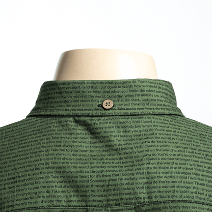 Men's Linen Textured Cotton Long Sleeve Pocket Shirt - TuneInk