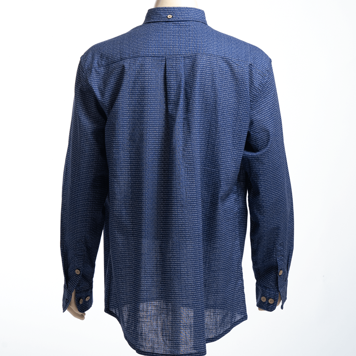 Men's Linen Textured Cotton Long Sleeve Pocket Shirt - TuneInk
