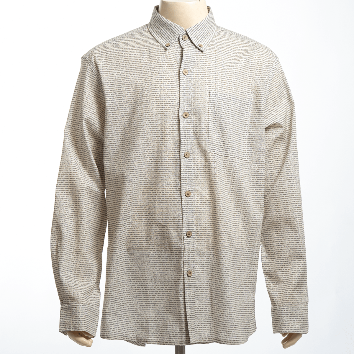 Men's Linen Textured Cotton Long Sleeve Pocket Shirt - TuneInk