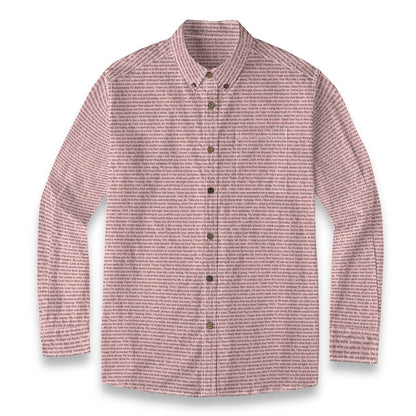 Men's Linen Textured Cotton Long Sleeve Pocket Shirt - TuneInk