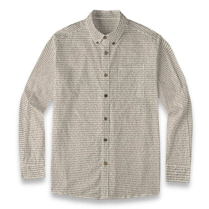 Men's Linen Textured Cotton Long Sleeve Pocket Shirt - TuneInk